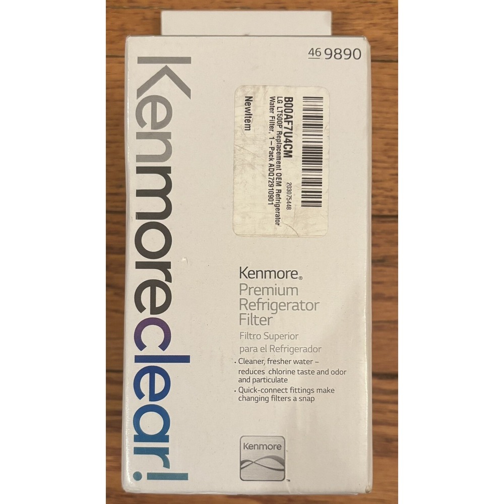 KenmoreClear Premium Refrigerator Water Filter 469890 Genuine OEM New Sealed